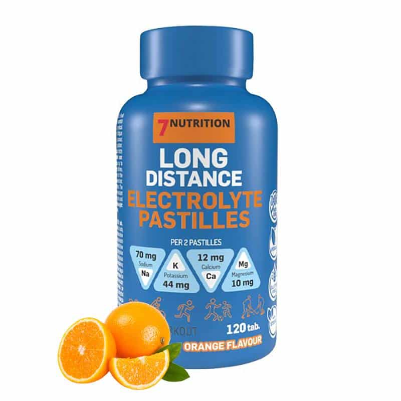 7Nutrition - Long Distance Electrolytes Pastilles 120tabs Orange