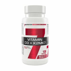 7Nutrition - Vitamin D3 + K2 MK7 120vcaps