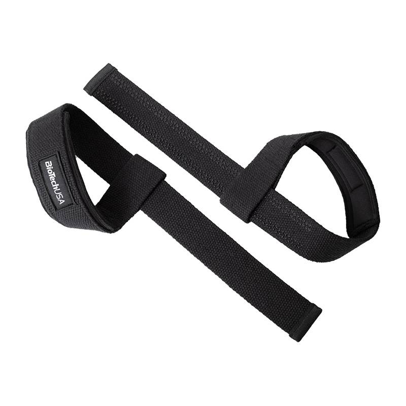 BioTech USA - Lifting Straps Black