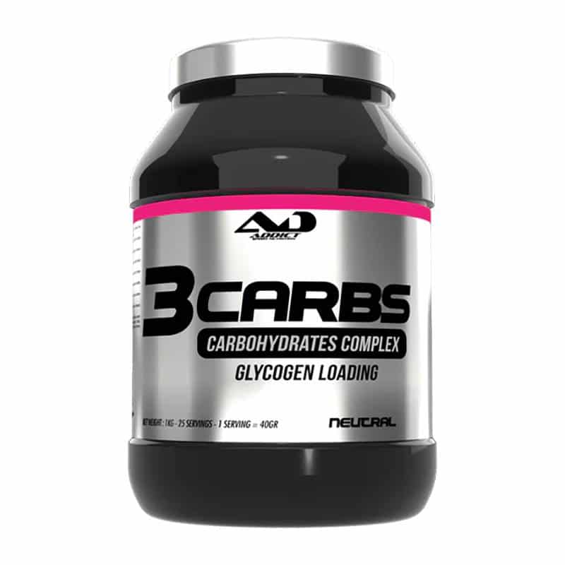 Addict Sport Nutrition - 3Carbs 1000g Neutral