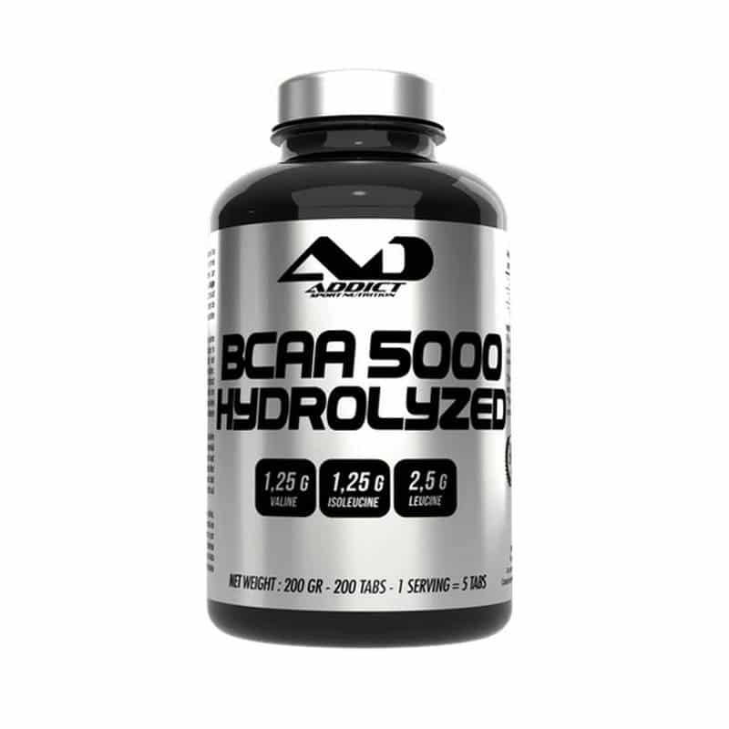 BCAA 5000 Hydrolized 200tabs de Addict Sport Nutrition