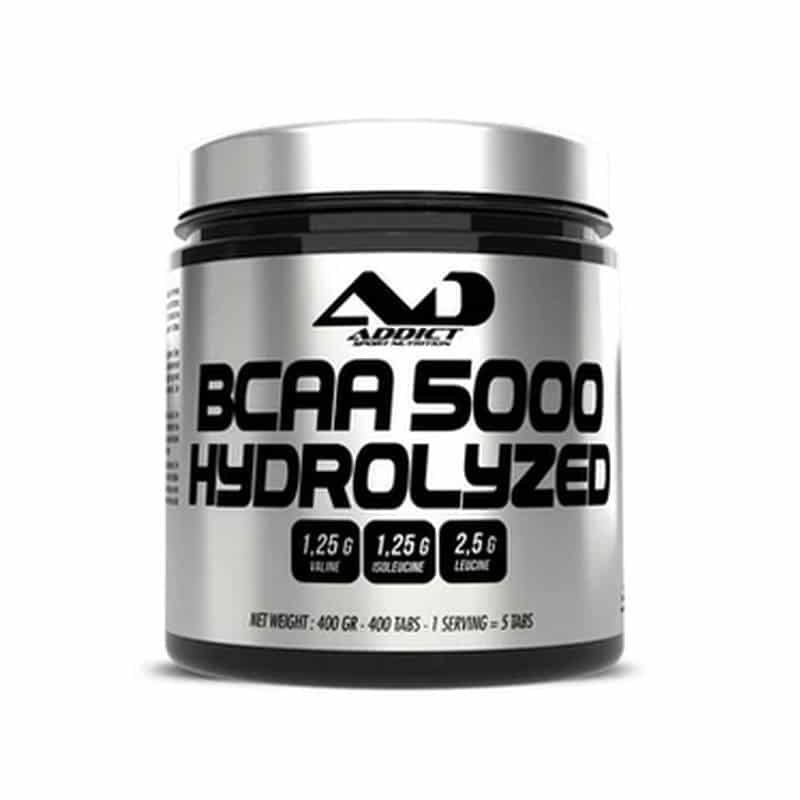 BCAA 5000 Hydrolized 400tabs de Addict Sport Nutrition