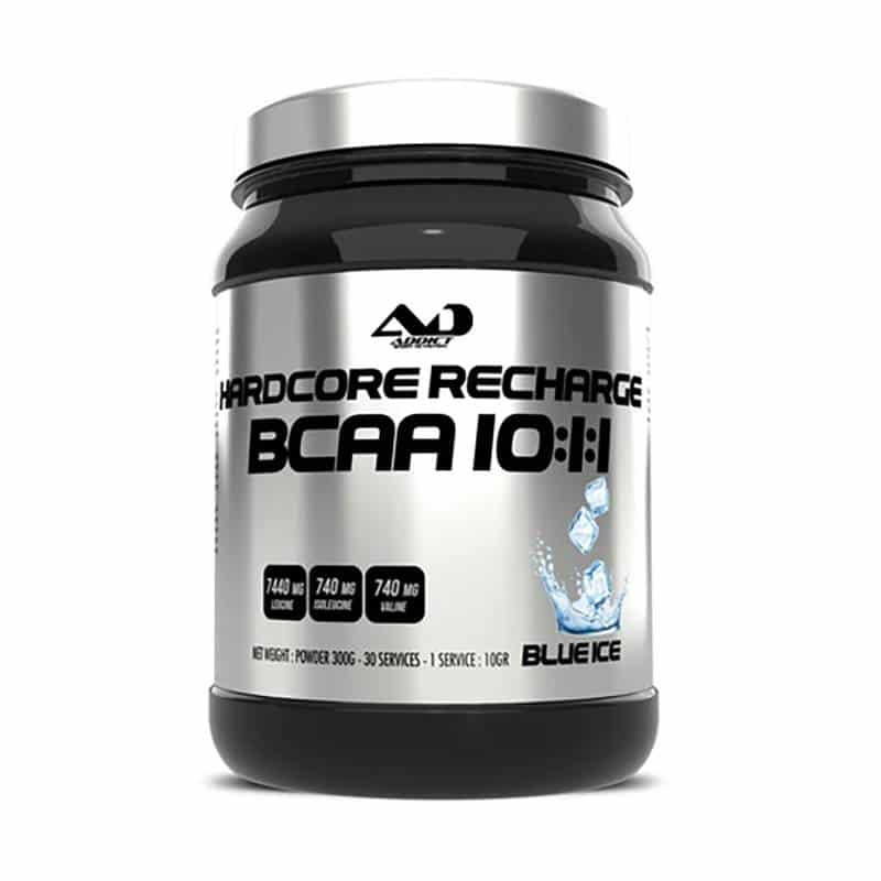 Addict Sport Nutrition - Hardcore Recharge BCAA 10:1:1 300g Blue Ice