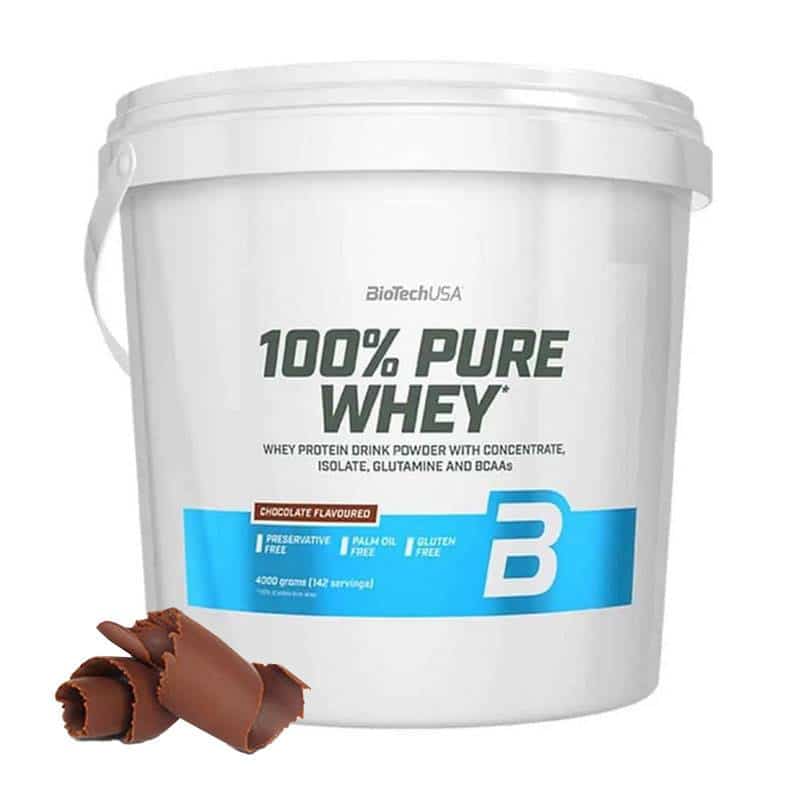 BioTech USA - 100% Pure Whey 4000g Chocolate