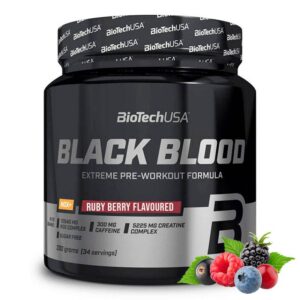 BioTech USA - Black Blood NOX+ 340g Ruby Berry