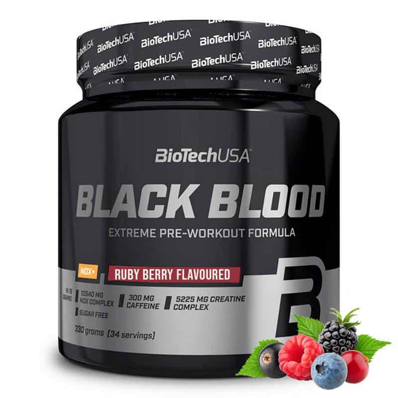 BioTech USA - Black Blood NOX+ 340g Ruby Berry