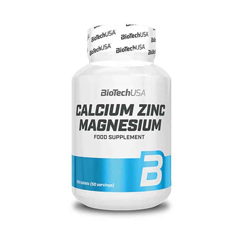 BioTech USA - Calcium Zinc Magnesium 100tabs