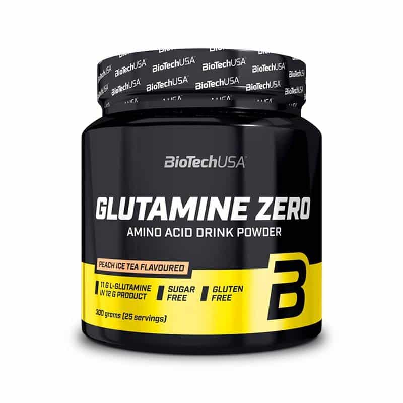BioTech USA - Glutamine Zero 300g Ice Tea Peach