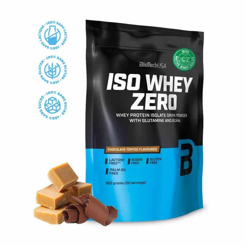 BioTech USA - Iso Whey Zero 500g Chocolate Toffee