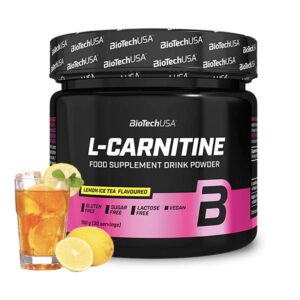 BioTech USA - L-Carnitine Drink Powder 150g Ice Tea Lemon