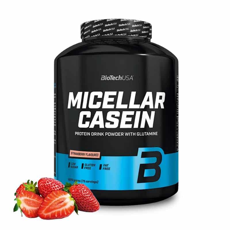 BioTech USA - Micellar Casein 2270g Strawberry