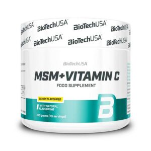 BioTech USA - MSM+Vitamin C 150g Lemon