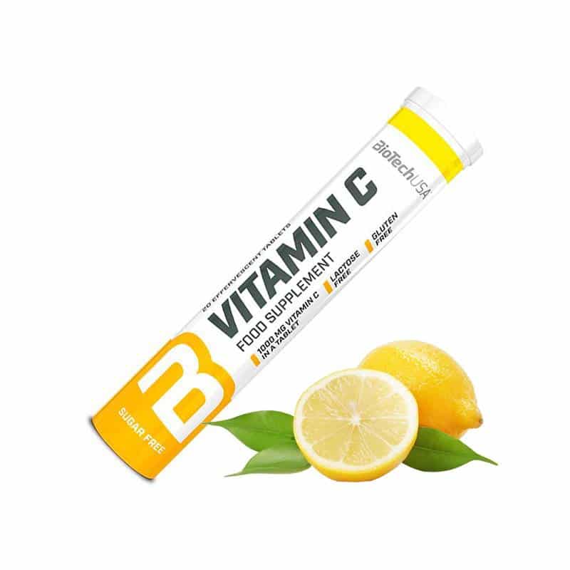 BioTech USA - Vitamin C Effervescent 20tabs Lemon