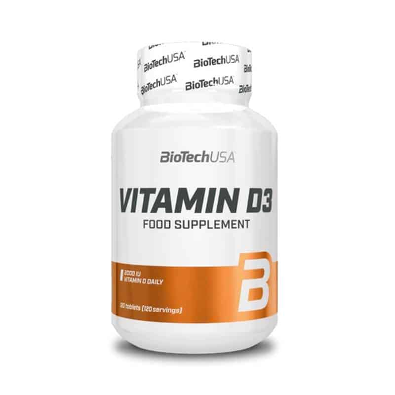 BioTech USA - Vitamin D3 120tabs