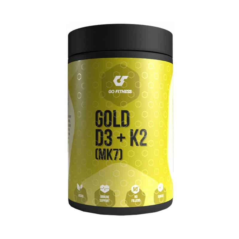 GoFitness - Gold D3 + K2 (MK7) 60caps
