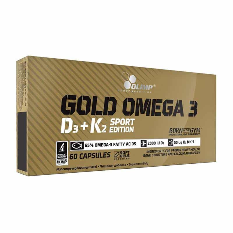 Olimp Sport Nutrition - Gold Omega 3 D3+K2 60caps