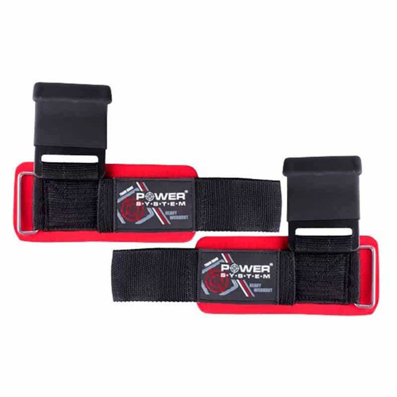 Power System - Lifting Hardcore Hooks BLACK L