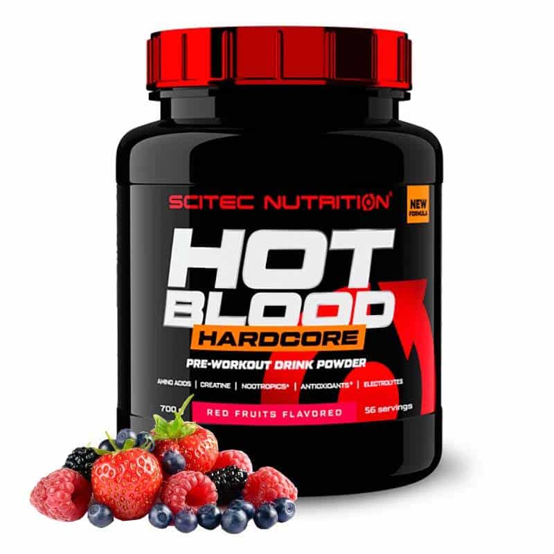 Scitec Nutrition - Hot Blood Hardcore 700g Red Fruits
