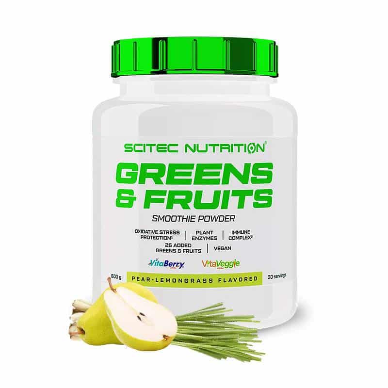 Scitec Nutrition - Greens & Fruits 600g Pear Lemon