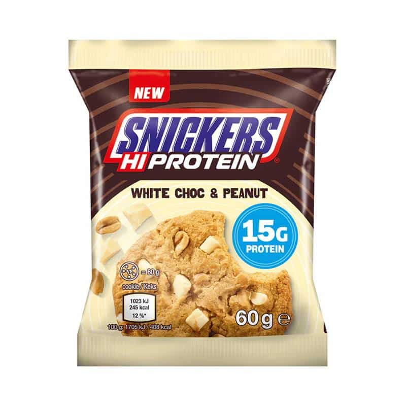 Mars - Snickers Hi-Protein Cookie 60g White Chocolate & Peanut