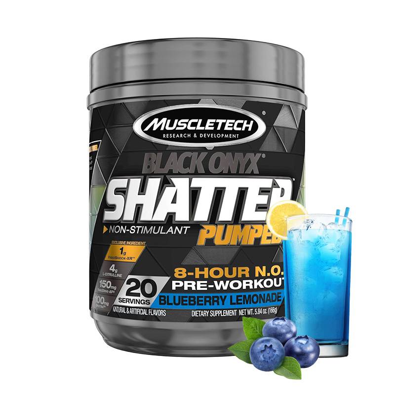 MuscleTech - SX-7 Black Onyx Shatter Pumped 166g Blueberry Lemonade