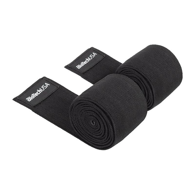 BioTech USA - Knee Wraps Black 200cm
