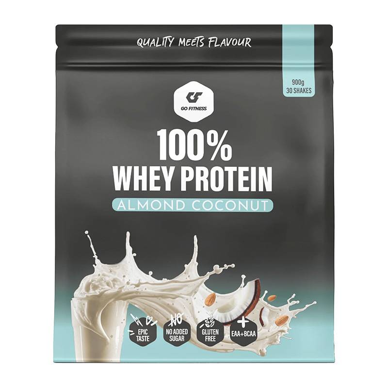 GoFitness - 100% Whey Protein 900g Almond Coconut