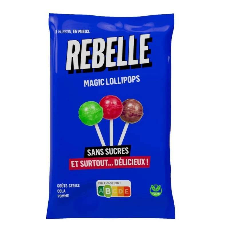 Rebelle - Magic Lollipops 48g Apple Cherry Cola