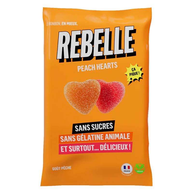 Rebelle - Peach Hearts 50g Peach