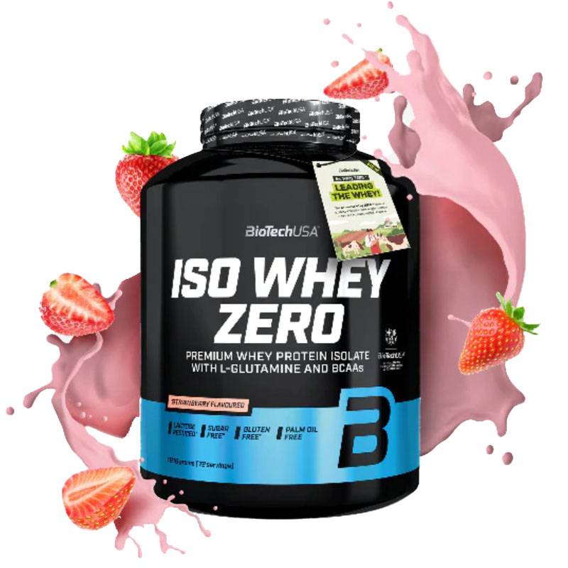 BioTech USA - Iso Whey Zero 1816g Strawberry