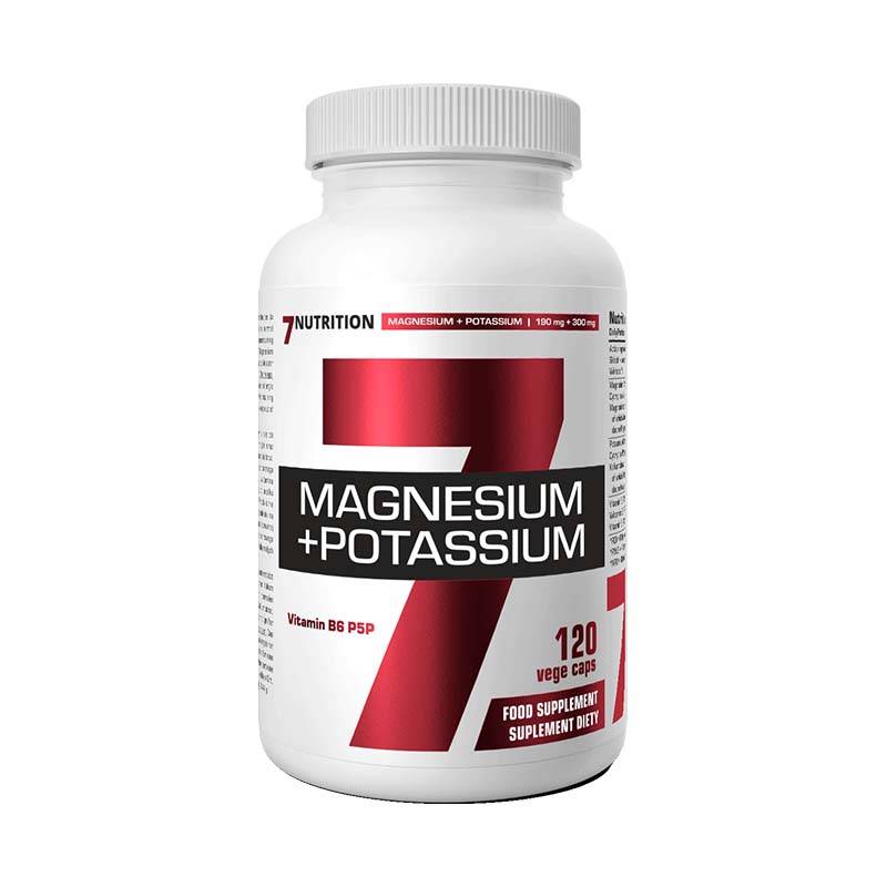 7Nutrition - Magnesium + Potasium B6 120vcaps