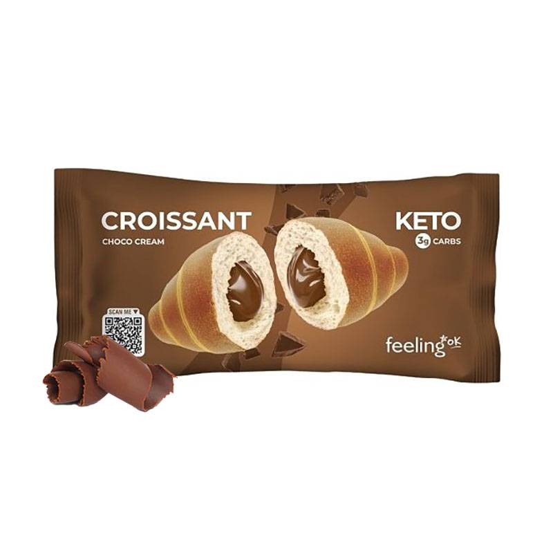 Feeling OK Croissant + Protein 50g Fourré Chocolate